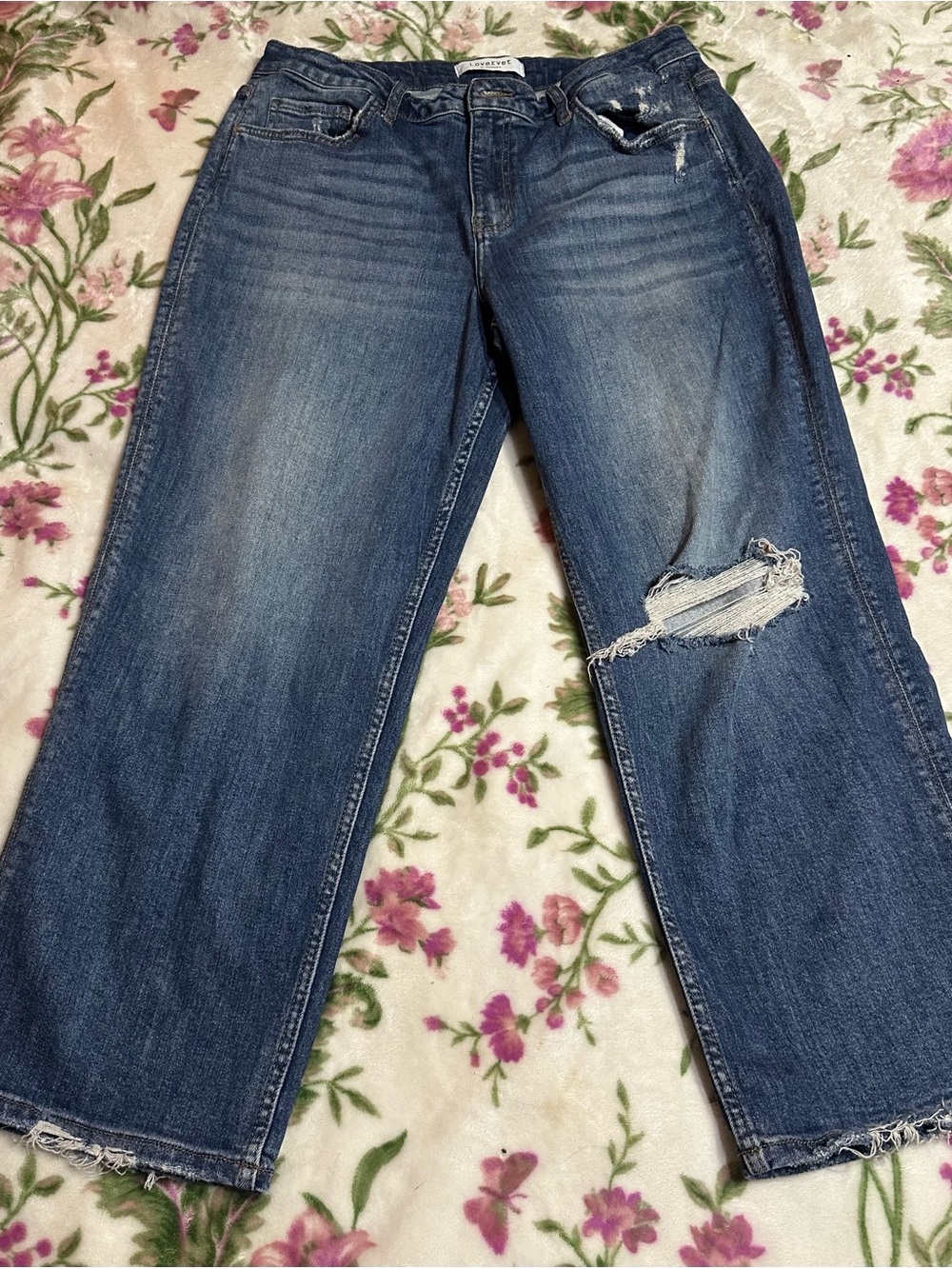 Women’s Lovervet by Vervet Slim Wide Leg Jeans size 32